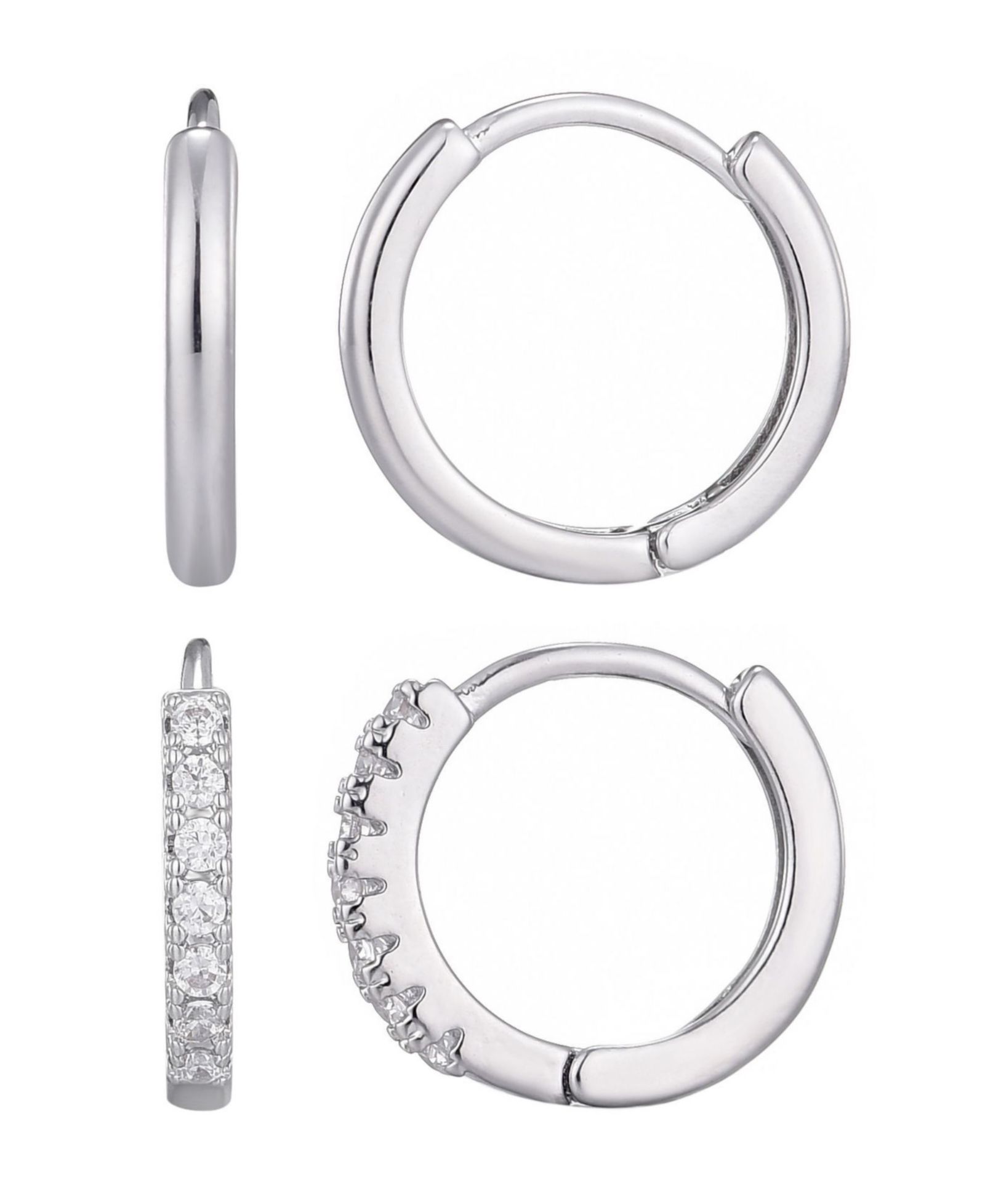 Серьги ADORNIA Silver CZ Set