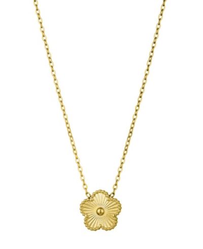 ADORNIA Tarnish Resistant Gold 5-Leaf Clover Pendant Necklace