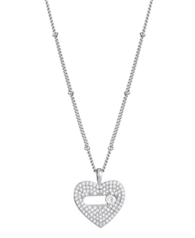 Серебряная подвеска ADORNIA Silver CZ Heart