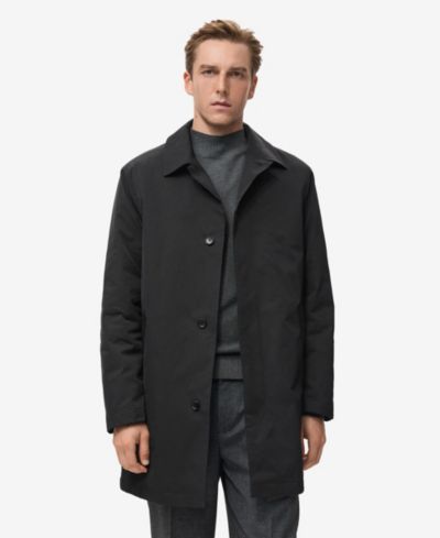MANGO Мужской Quilted Water-Repellent Trench Coat