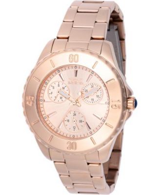 Женские часы Invicta 48403 Angel Quartz Chronograph Rose Gold Dial