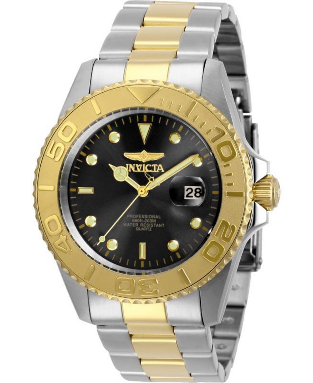 Часы Invicta Men's 29948 Pro Diver Quartz 3 Hand Black Dial