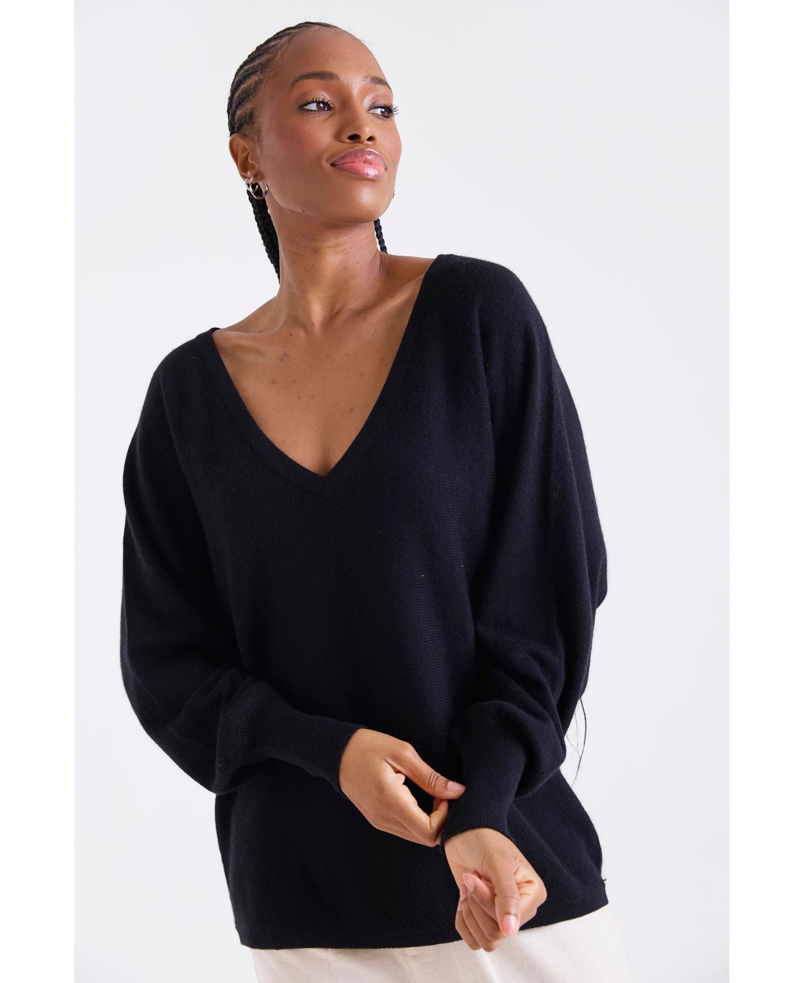 Свитер 1982 Women's Paros V-Neck 100% Cashmere