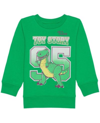 Toy Story Boys' Toddler 2T-5T Rex Crewneck Sweatshirt
