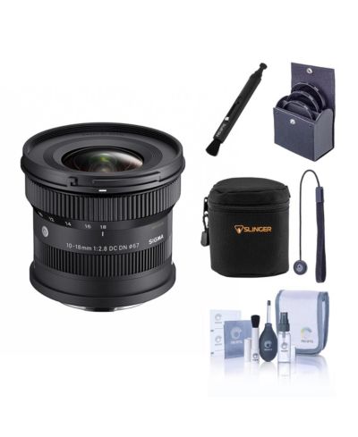 Sigma 10-18mm f/2.8 DC DN Contemporary Ultra-Wide-Angle Zoom Lens Bundle for L Mount