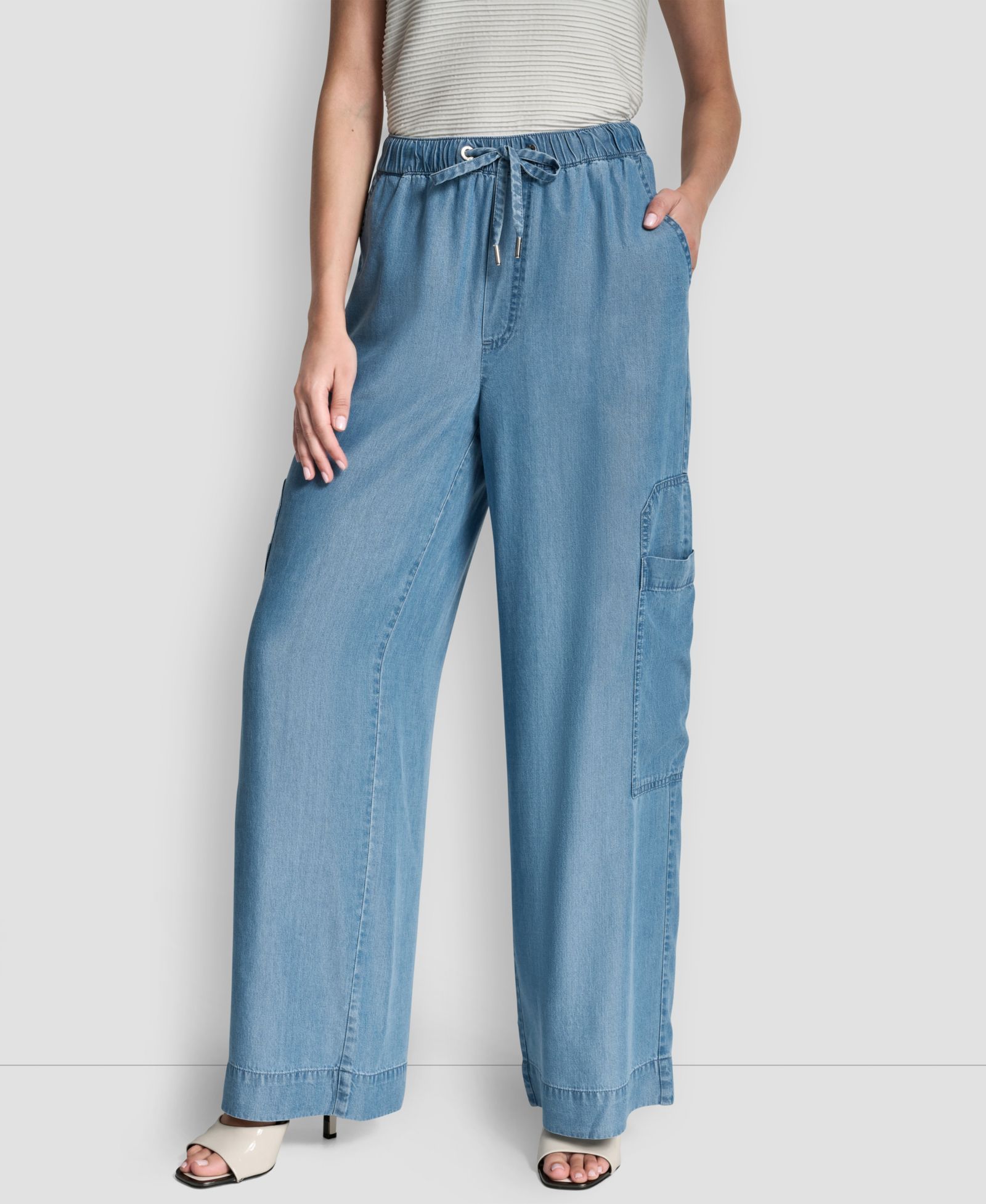 Женские брюки DKNY Patch Pocket Detail Pull-On