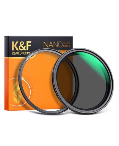 KandF Concept фильтр ND2-32 1-5 стоп магнитный переменный ND Nano-X 72 мм