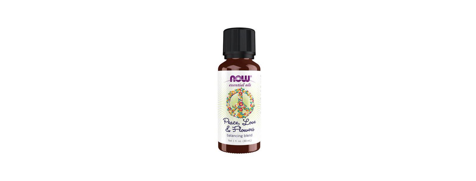 Смесь масел NOW Foods Peace Love And Flowers, 30ml, 1 Oz
