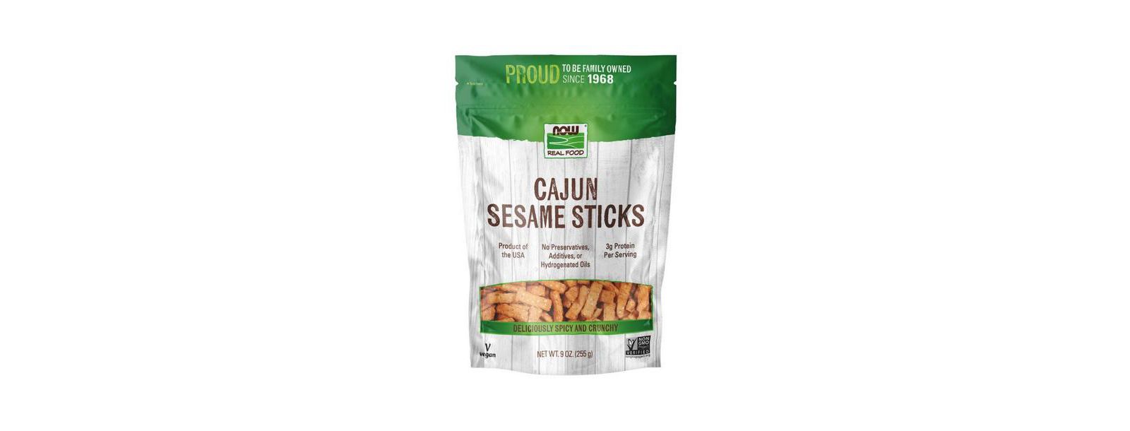Кунжутные палочки NOW Foods Cajun 9 oz