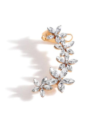 SOHI Женские Embellished Cluster Earcuff Earrings