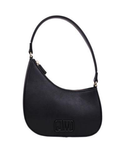 Jason Wu Smooth PU Shoulder Bag with Tonal 3D Logo