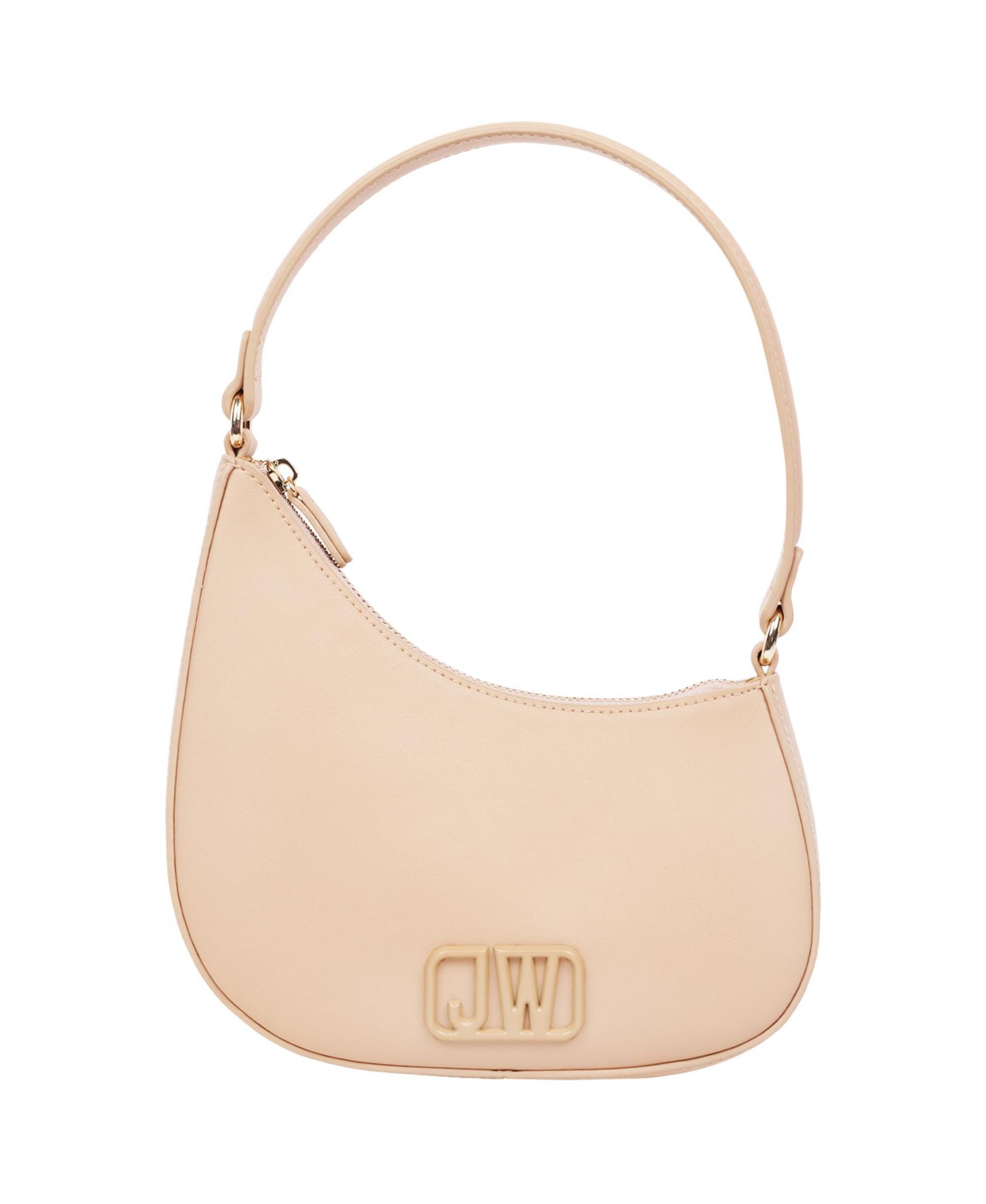 Jason Wu Smooth PU Shoulder Bag with Tonal 3D Logo