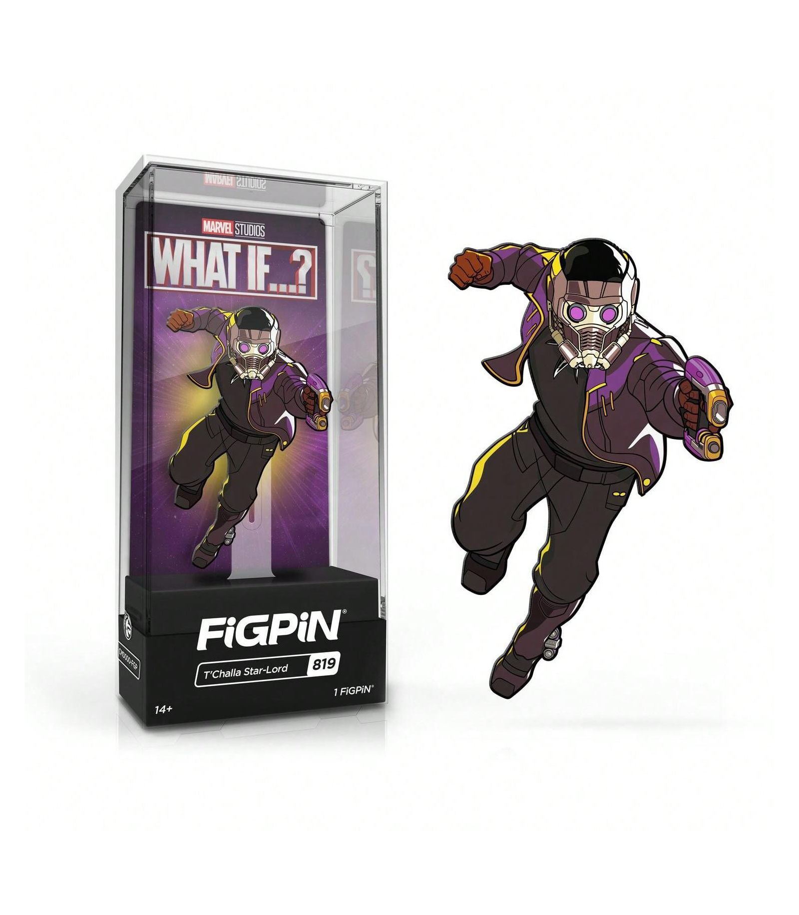 FiGPiN - Marvel What If...? - T'Challa Star-Lord эмалевый значок (819)