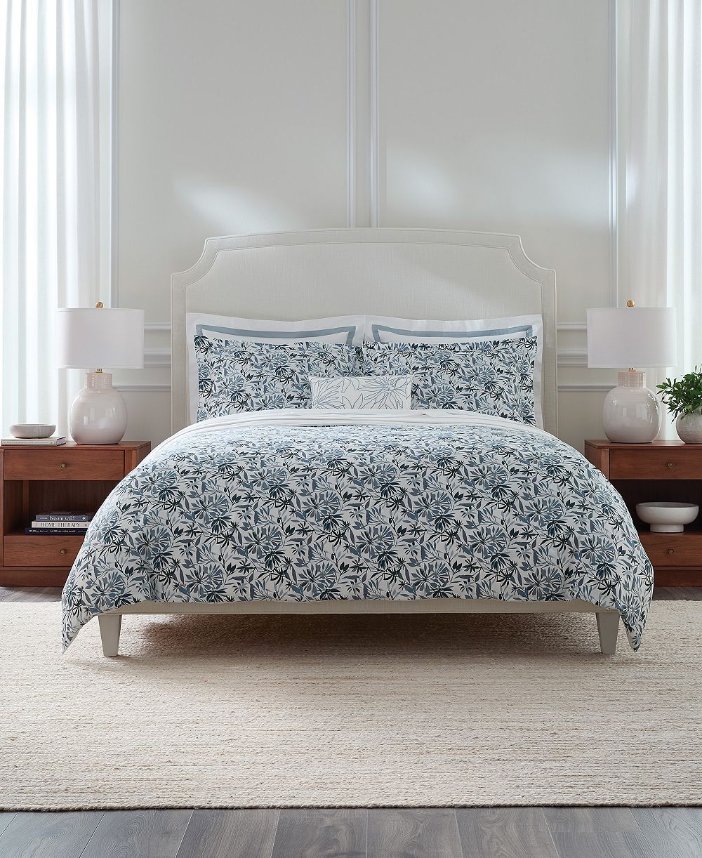 Пододеяльник SFERRA Olivia Floral, Full/Queen
