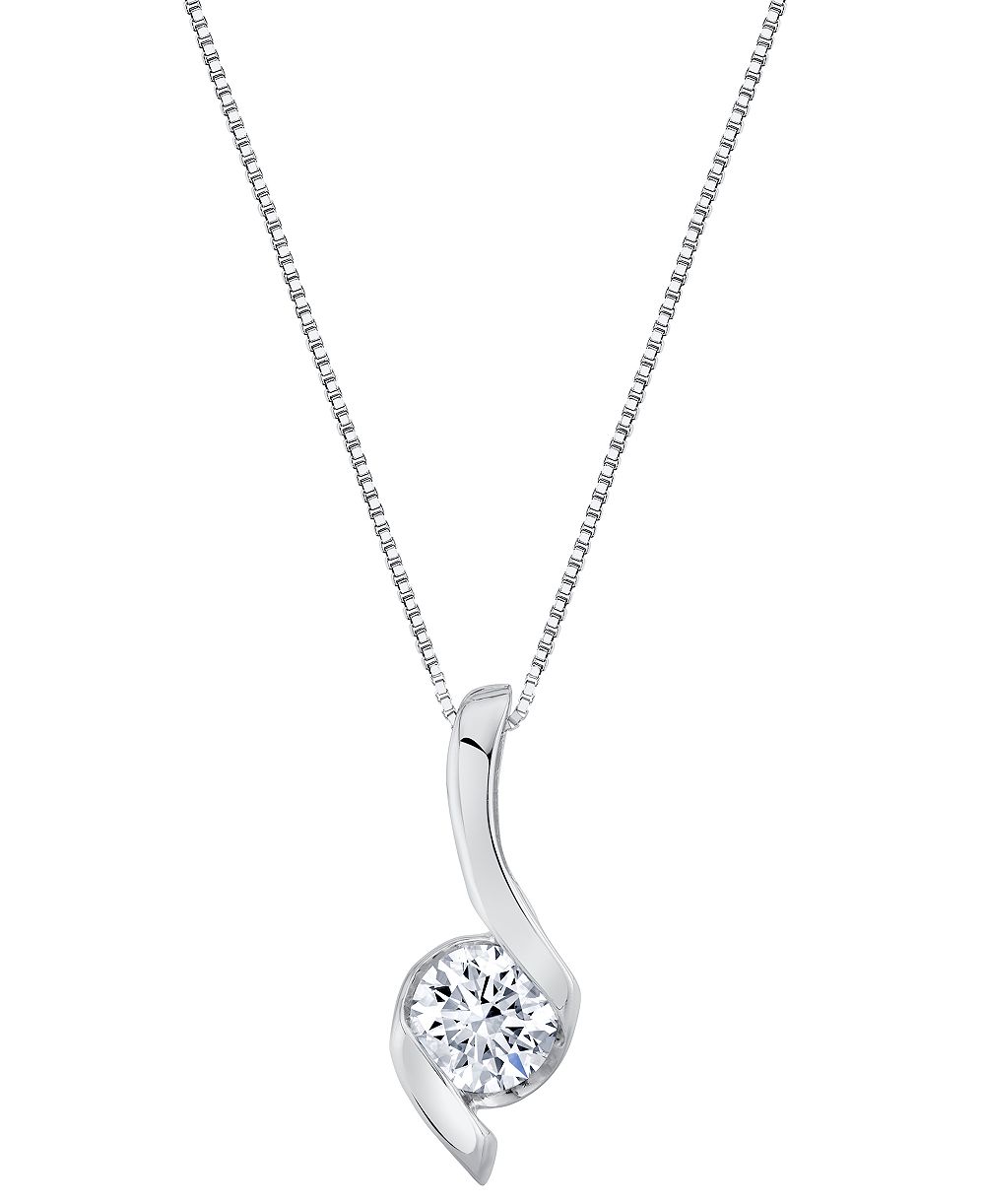 Подвеска-кулон Sirena Lab Grown Diamond в 14k White or Yellow Gold