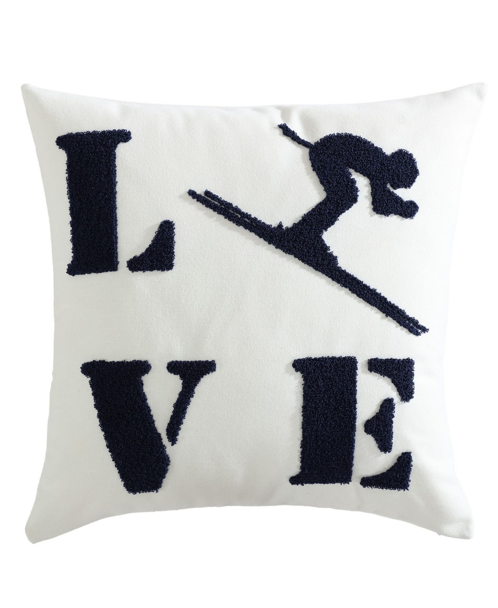 Eddie Bauer Love Ski Decorative Pillow, 20" x 20"