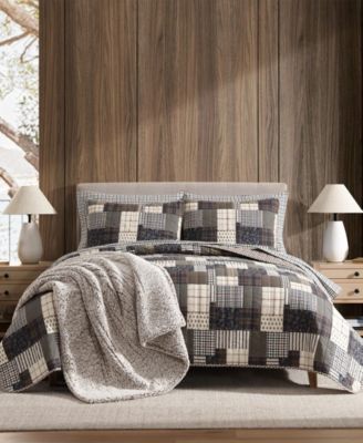 Eddie Bauer Antique Cotton Reversible 2-Pc. Quilt Set, Twin