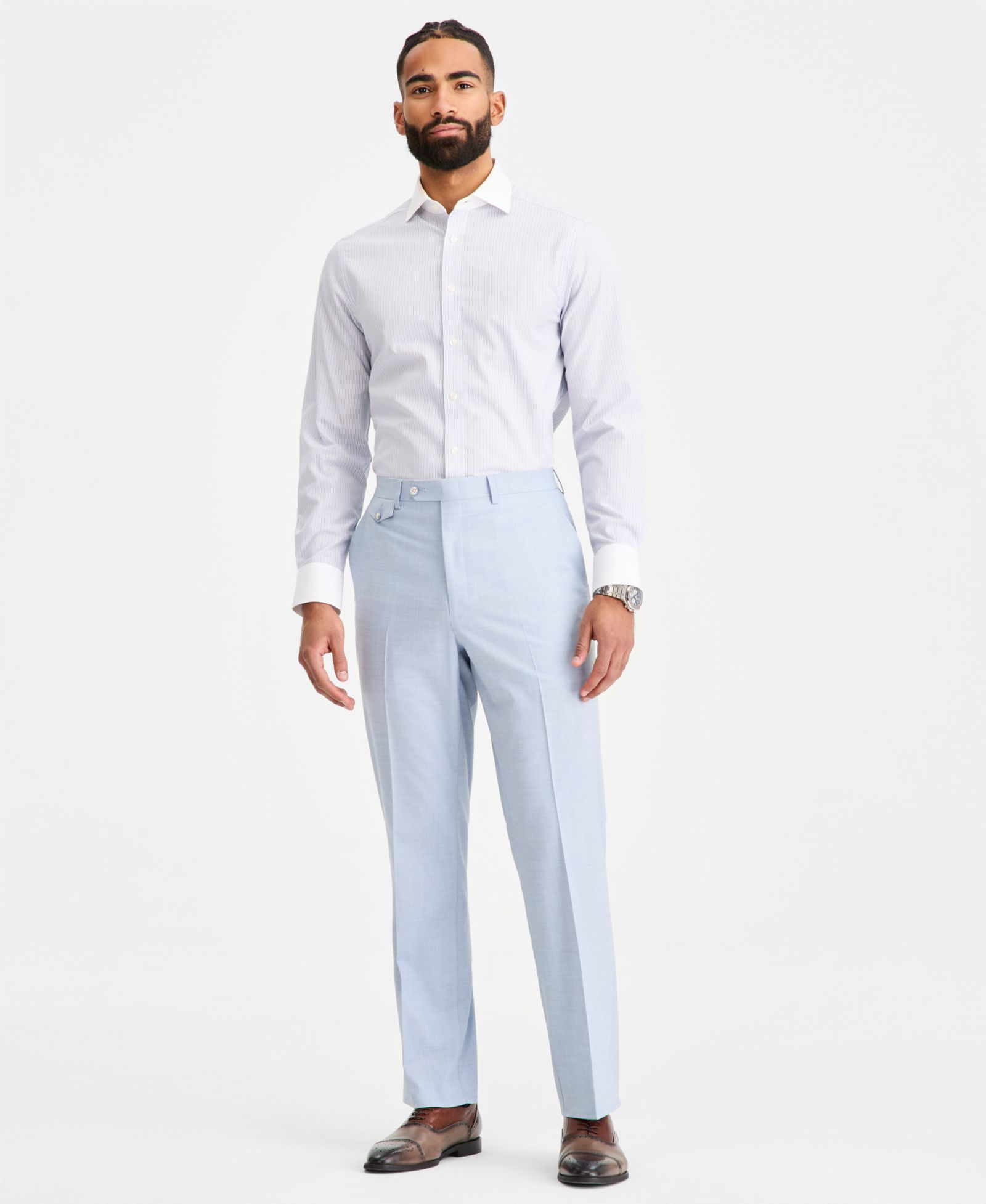 Tayion Collection Men's Classic-Fit Suit Separate Pants