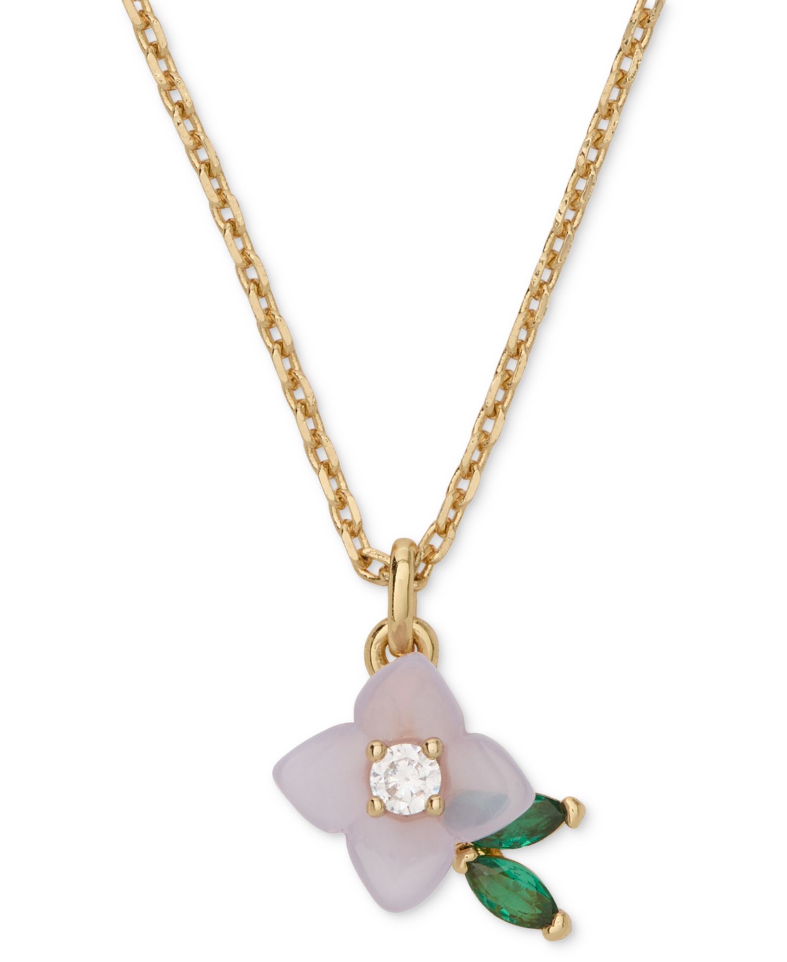 Подвеска-ожерелье kate spade new york Cubic Zirconia and Resin Appreciate You