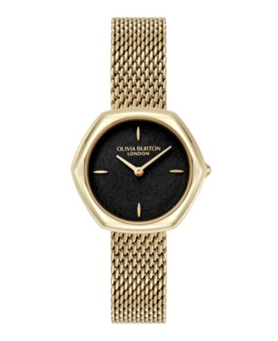 Olivia Burton Women's Charing Gold Tone Stainless Steel Bracelet Watch, 28.5mm