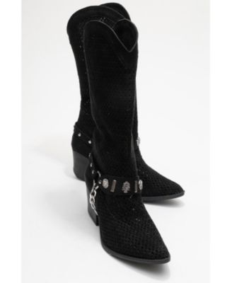 Женские западные ботинки Prologue Shoes Lumen на блочном каблуке