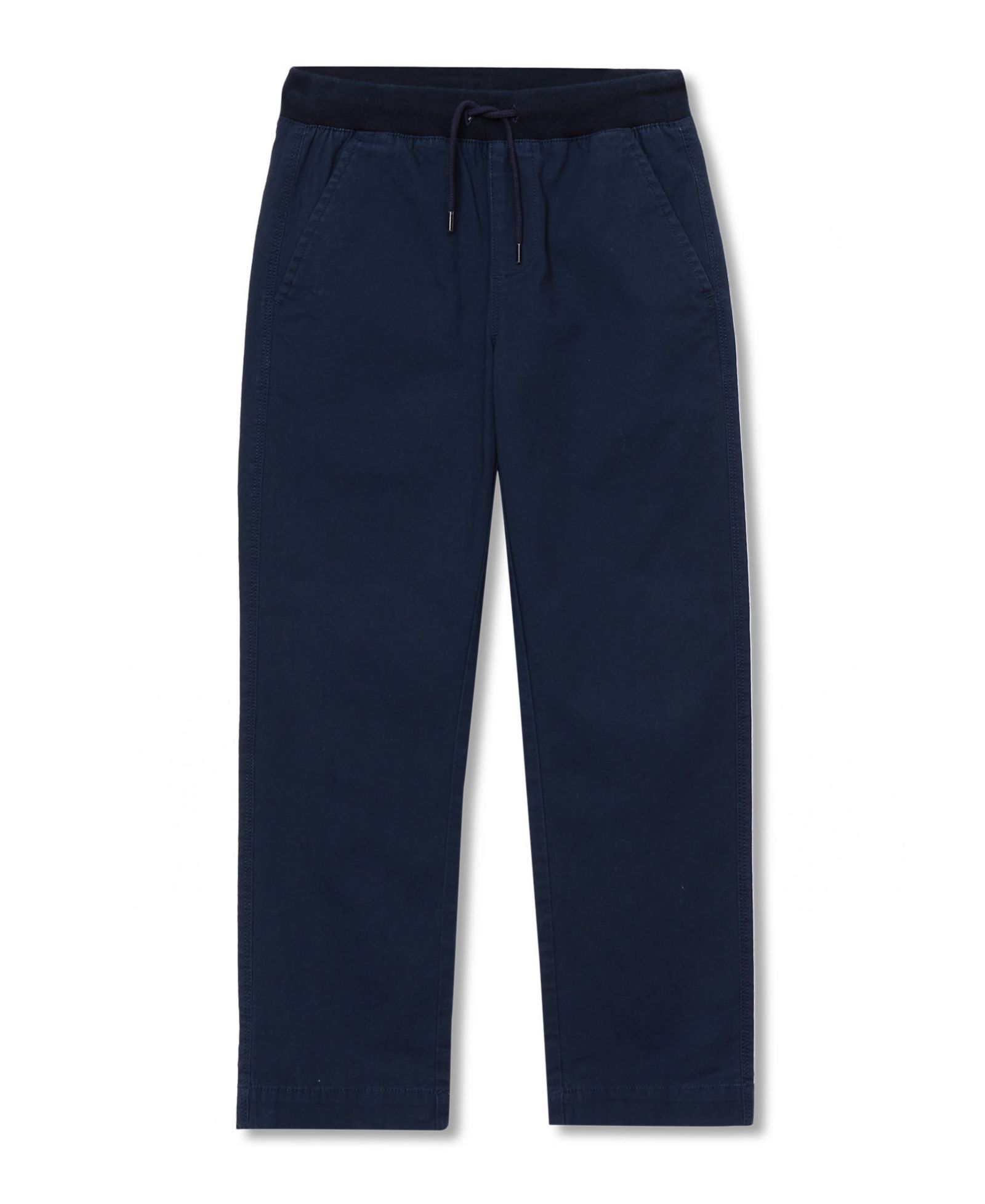 Lands' End Boys Stretch Soft Rib Waist Iron Knee Pull On Pants