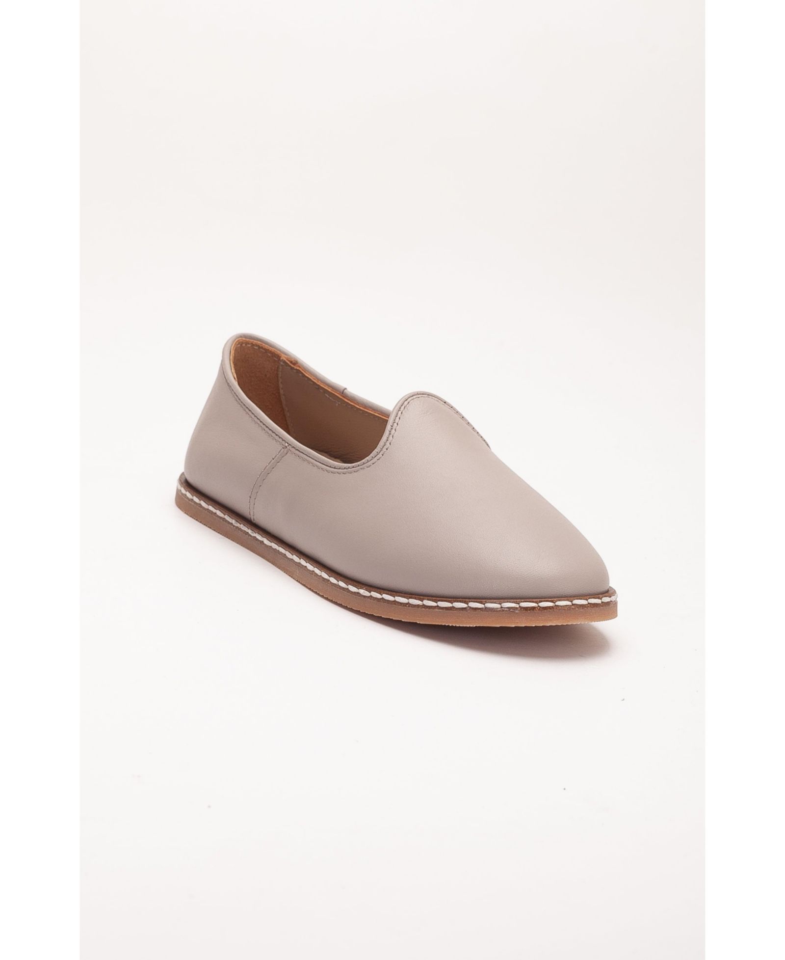 Epilogue Shoes Dalya Leather Slip On Flats (Women)