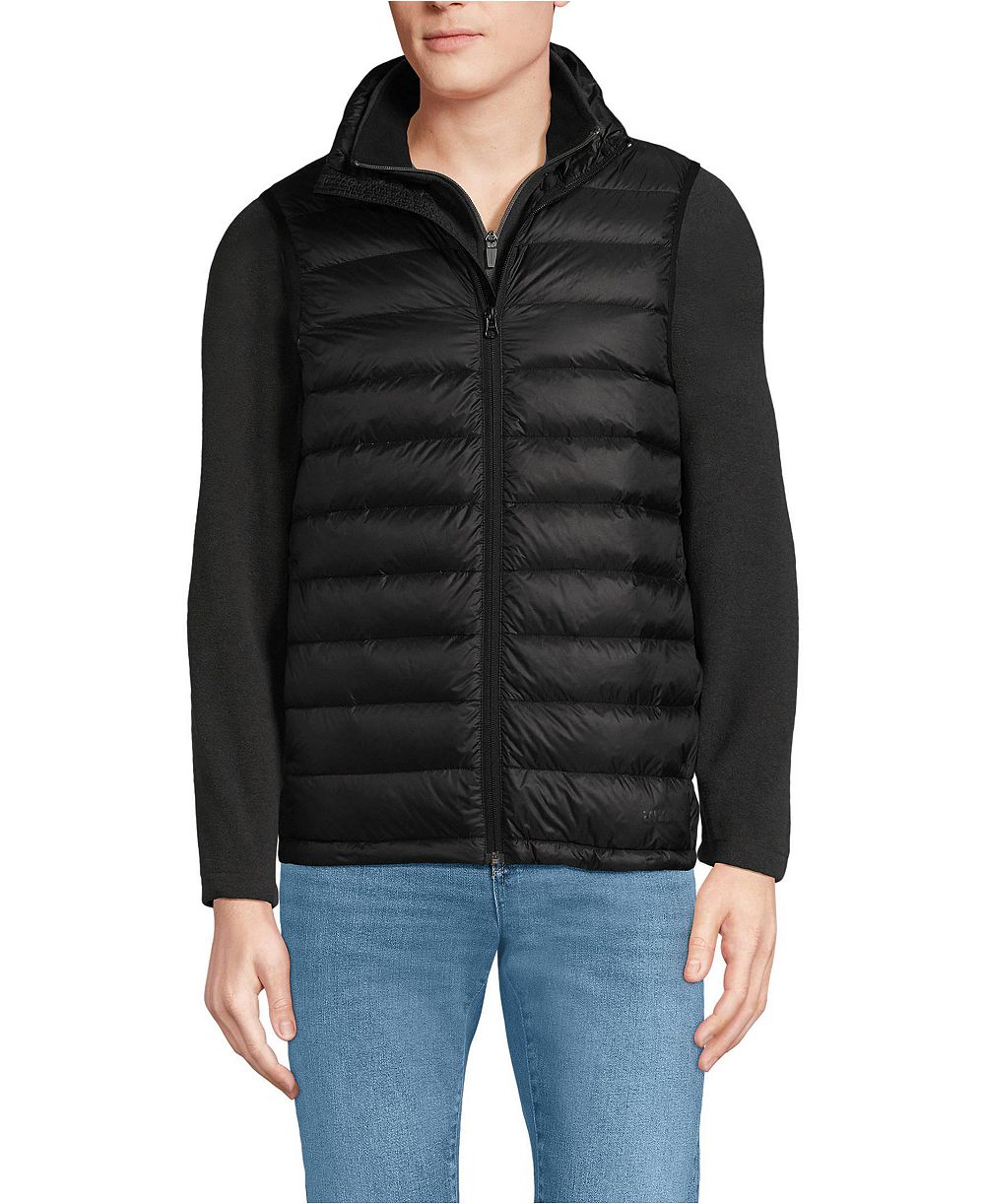 Lands' End Big & Tall Wanderweight Packable Down Vest