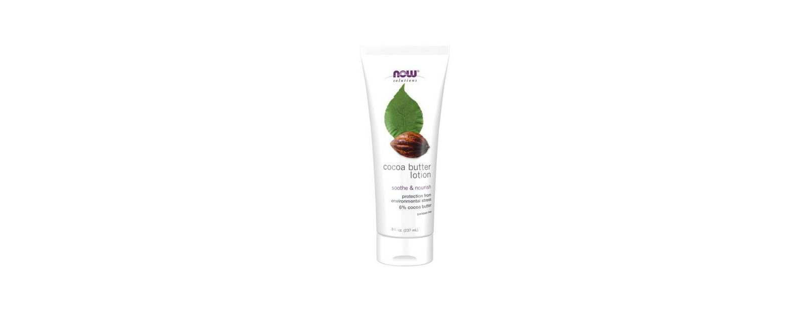 Now Foods Лосьон с маслом какао, 8 oz.