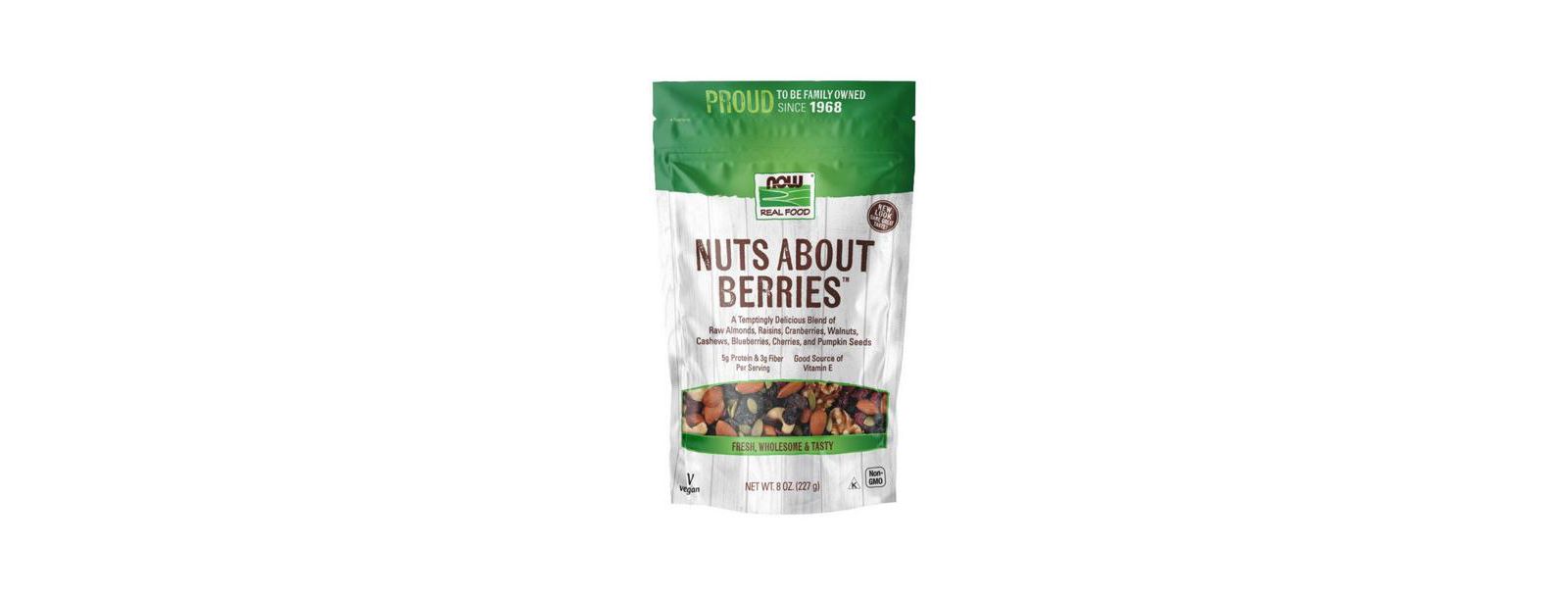 NOW Foods Nuts About Berries, 8 oz