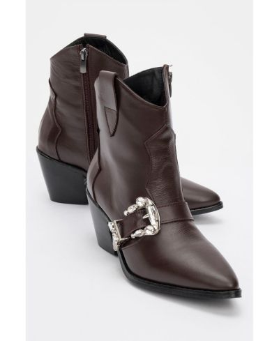 Женские ботинки Forever & Always Shoes Any Leather Buckle Boot