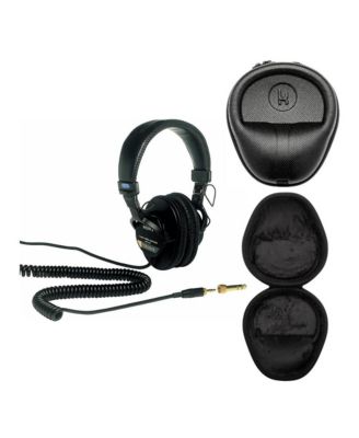 Sony MDR7506 Professional Large Diaphragm Headphone Bundle with Case