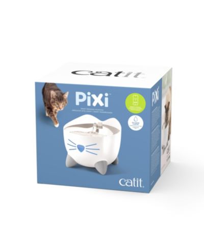 Catit Pixi Smart Drinking Fountain, Stainless Top