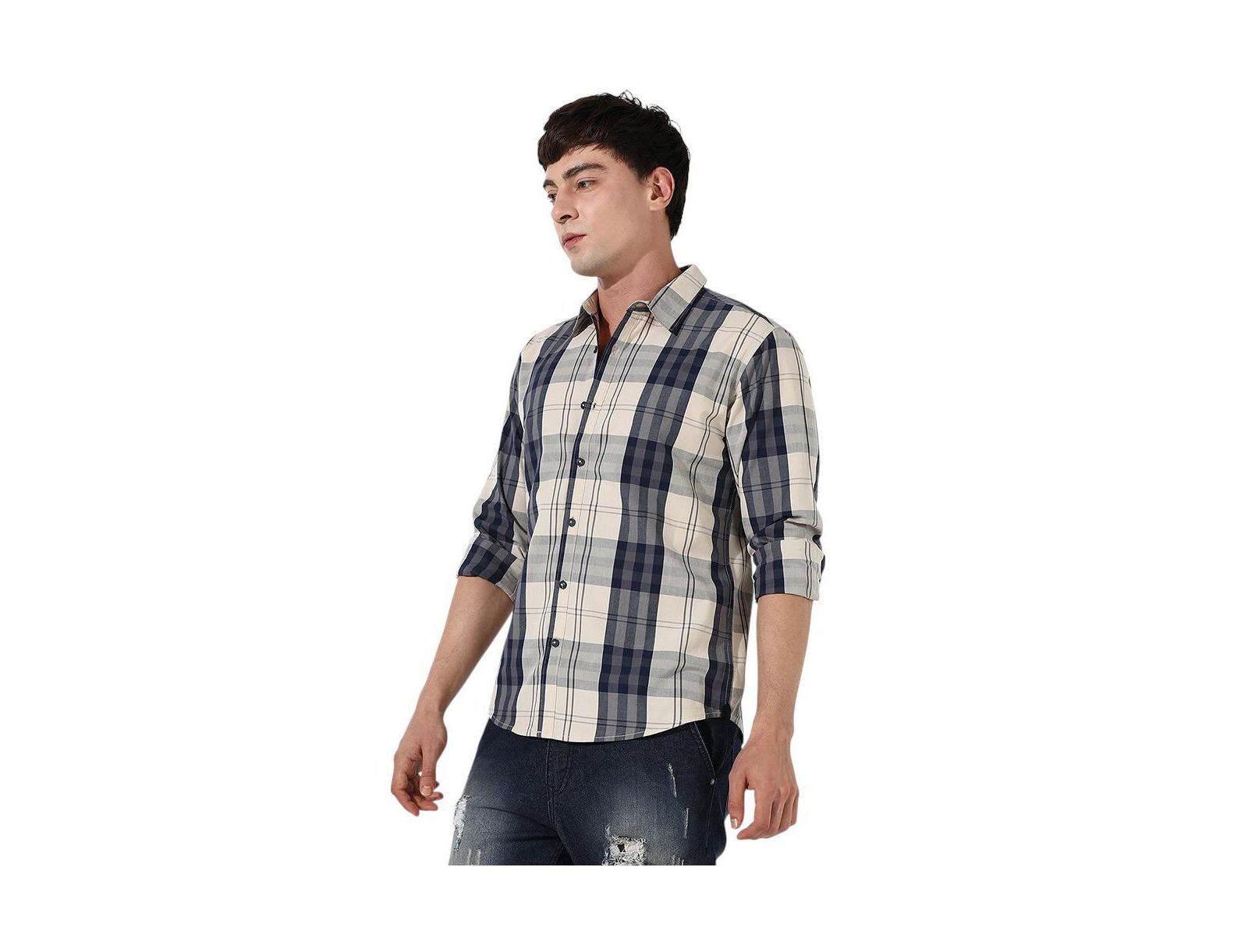 Мужская рубашка Campus Sutra Tartan Plaid