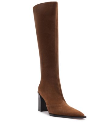 Schutz Women Raffaela Up Pointed Toe Dress Boots