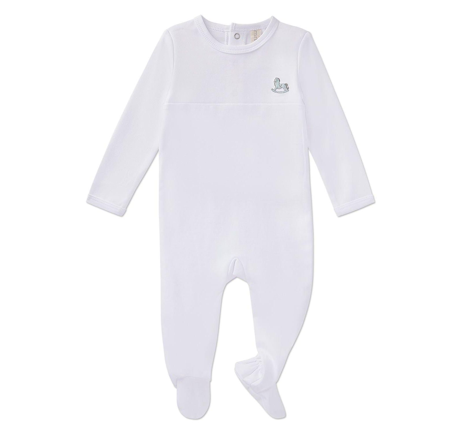 MeMoi Baby Girls Rocking Pony Footie One Pieces