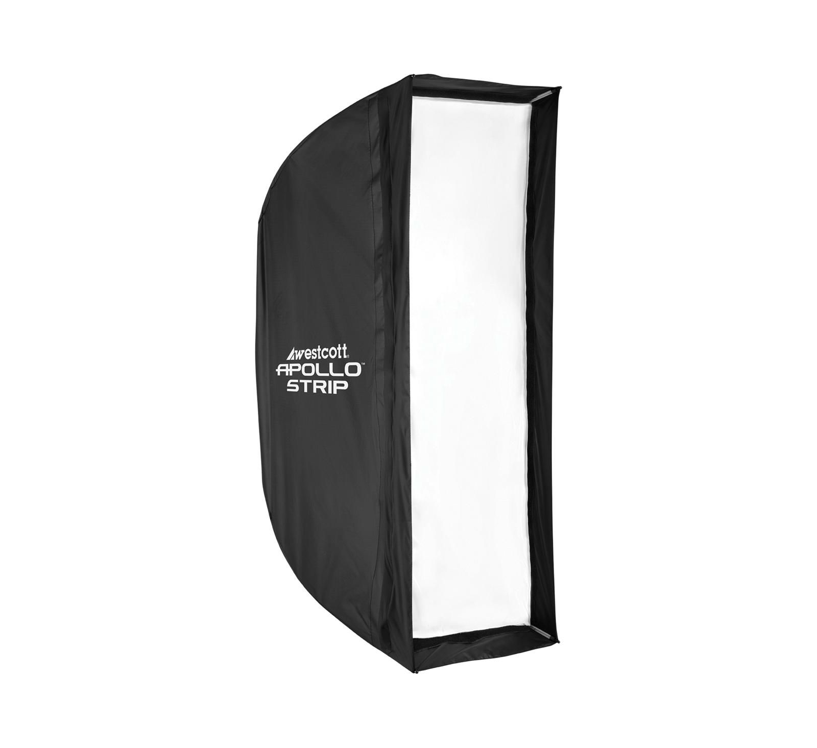 Westcott Apollo Strip Speedlite 12" x 36" Softbox Kit for Speedlights & Studio Strobes