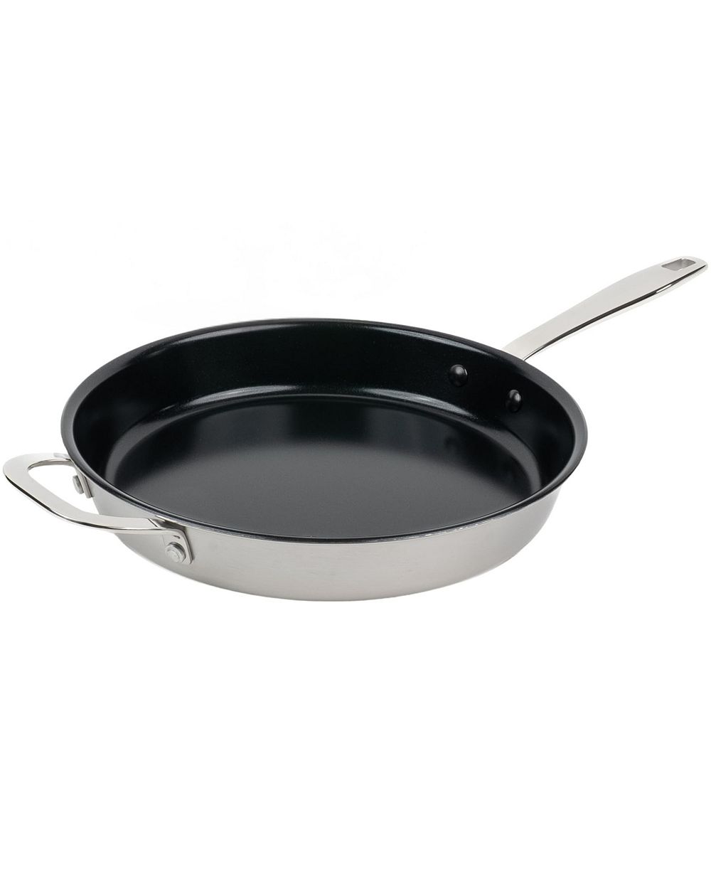 Сковорода Alva Maestro из нержавеющей стали с керамическим антипригарным покрытием