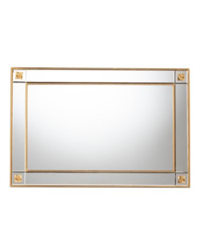 Boxton Studio Iara Декоративное настенное зеркало 28" Glass Glam and Luxe