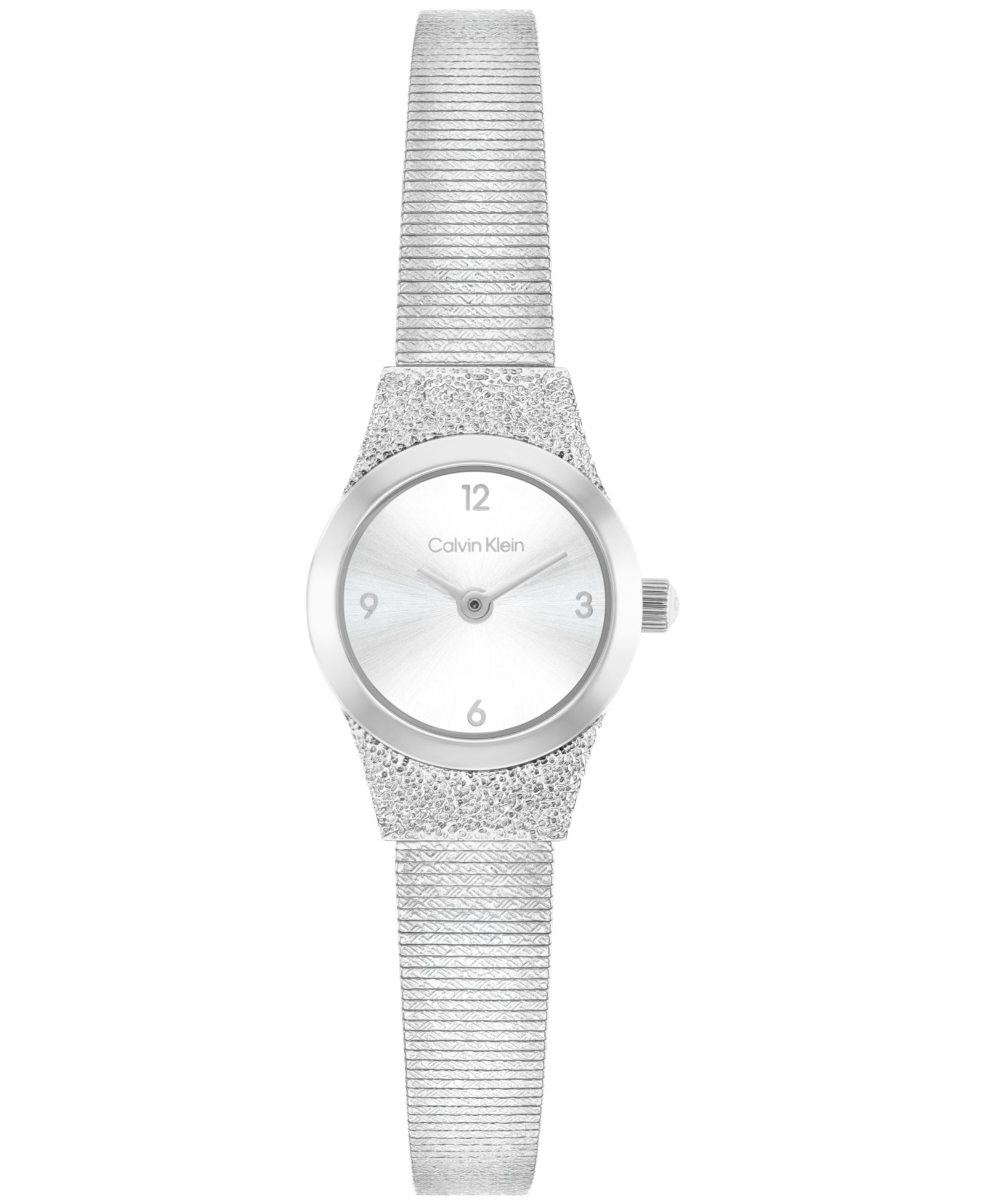 Часы Calvin Klein Women's Contemporary Silver Tone Stainless Steel Mesh, 18mm