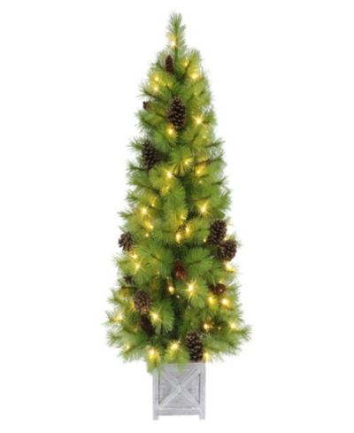 Искусственная ель Puleo 4.5' Arkansas Pine с подсветкой в горшке