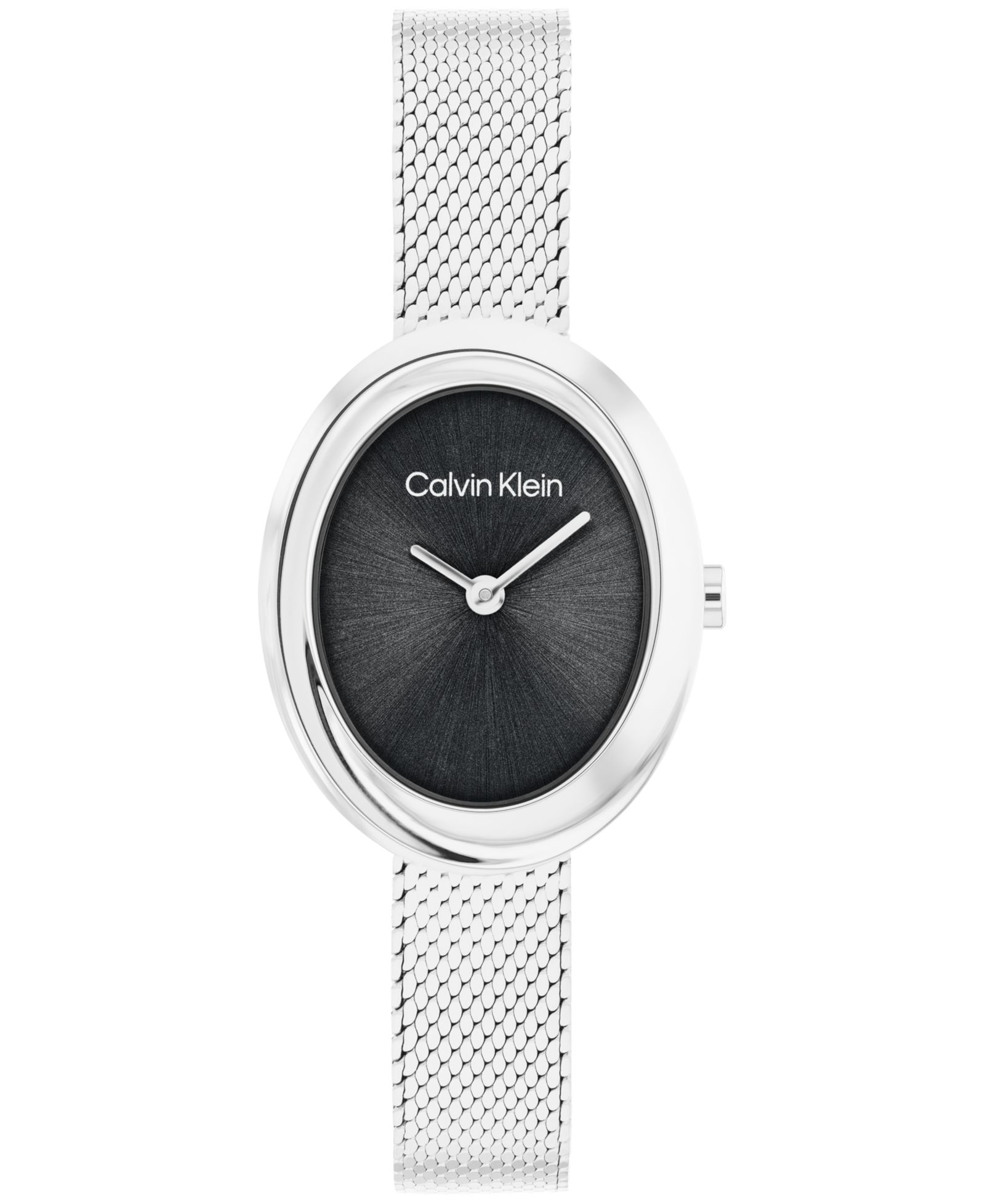 Женские наручные часы Calvin Klein Twisted Bezel Silver Tone Stainless Steel, 24mm