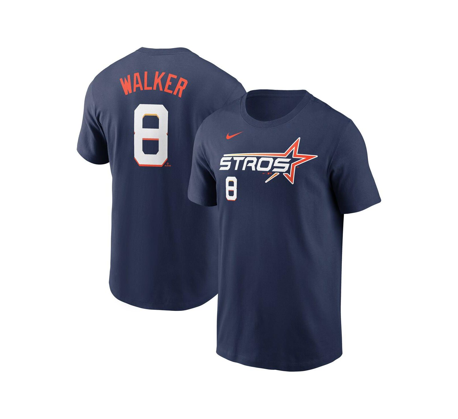Nike Men's Christian Walker Navy Houston Astros 2025 City Connect Fuse Name & Number T-Shirt