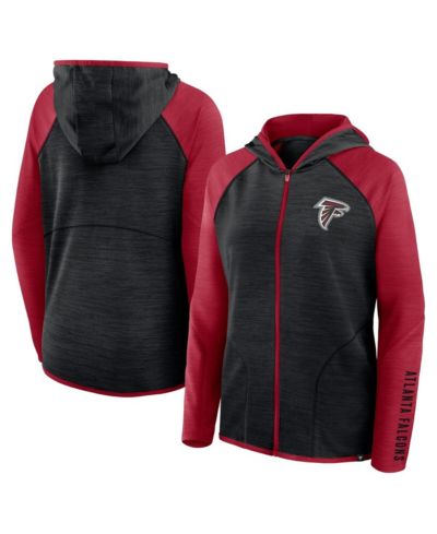 Женское худи Fanatics Atlanta Falcons Redzone End Around Pass Raglan с молнией