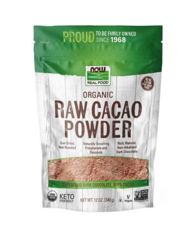 NOW Foods Raw Cacao Powder, 12 Oz