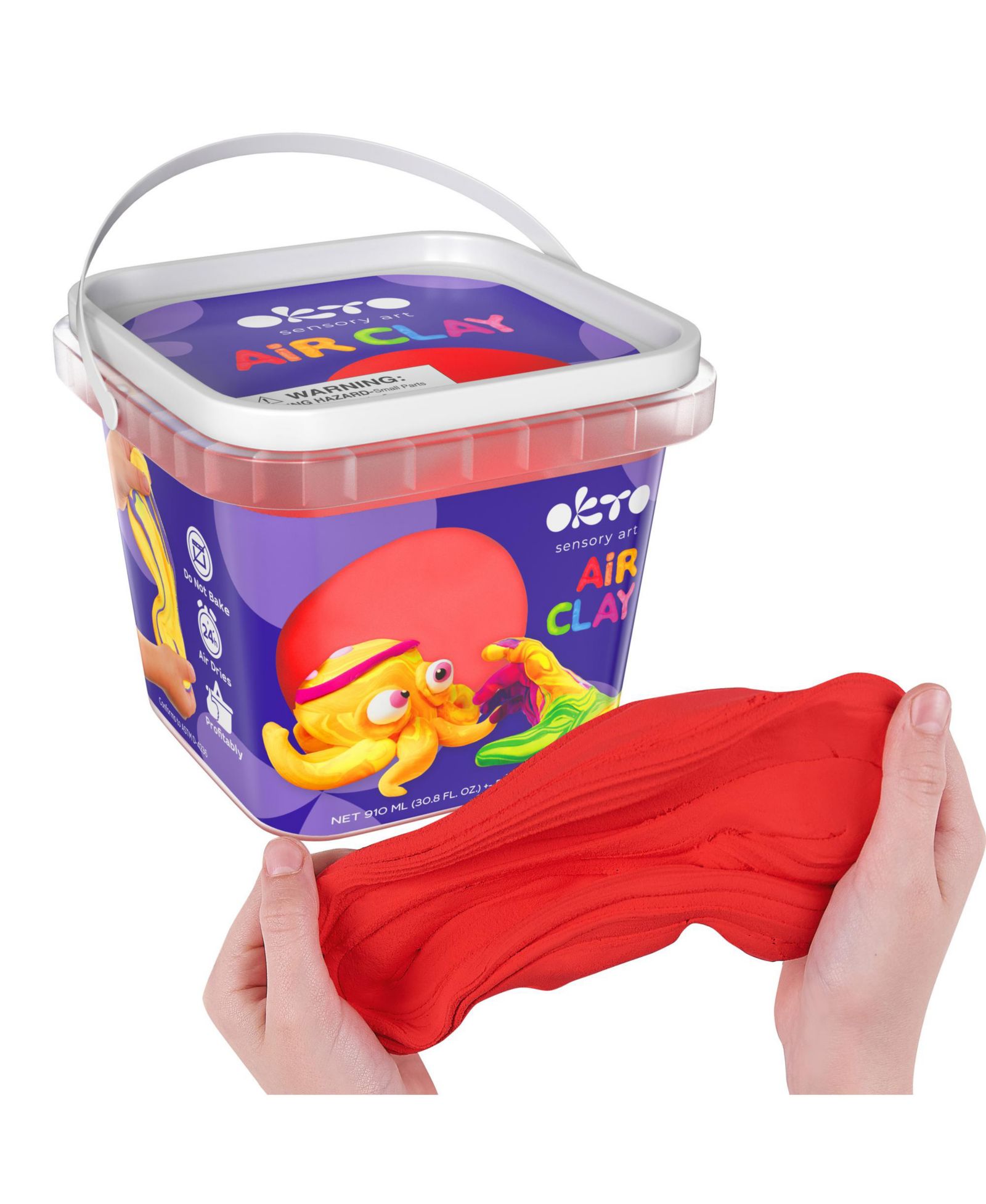 OKTO Air-Dry Clay – Red