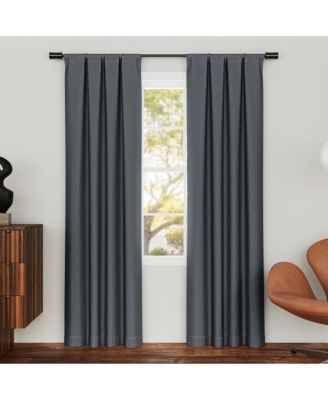 Sun Zero Parsons шторы с магнитным зажимом, Herringbone, Blackout, 2 шт