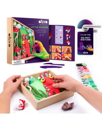 OKTO Air-Dry Clay Little Worlds – Mommy Troll — Foam (8.3 x 8.3 in)
