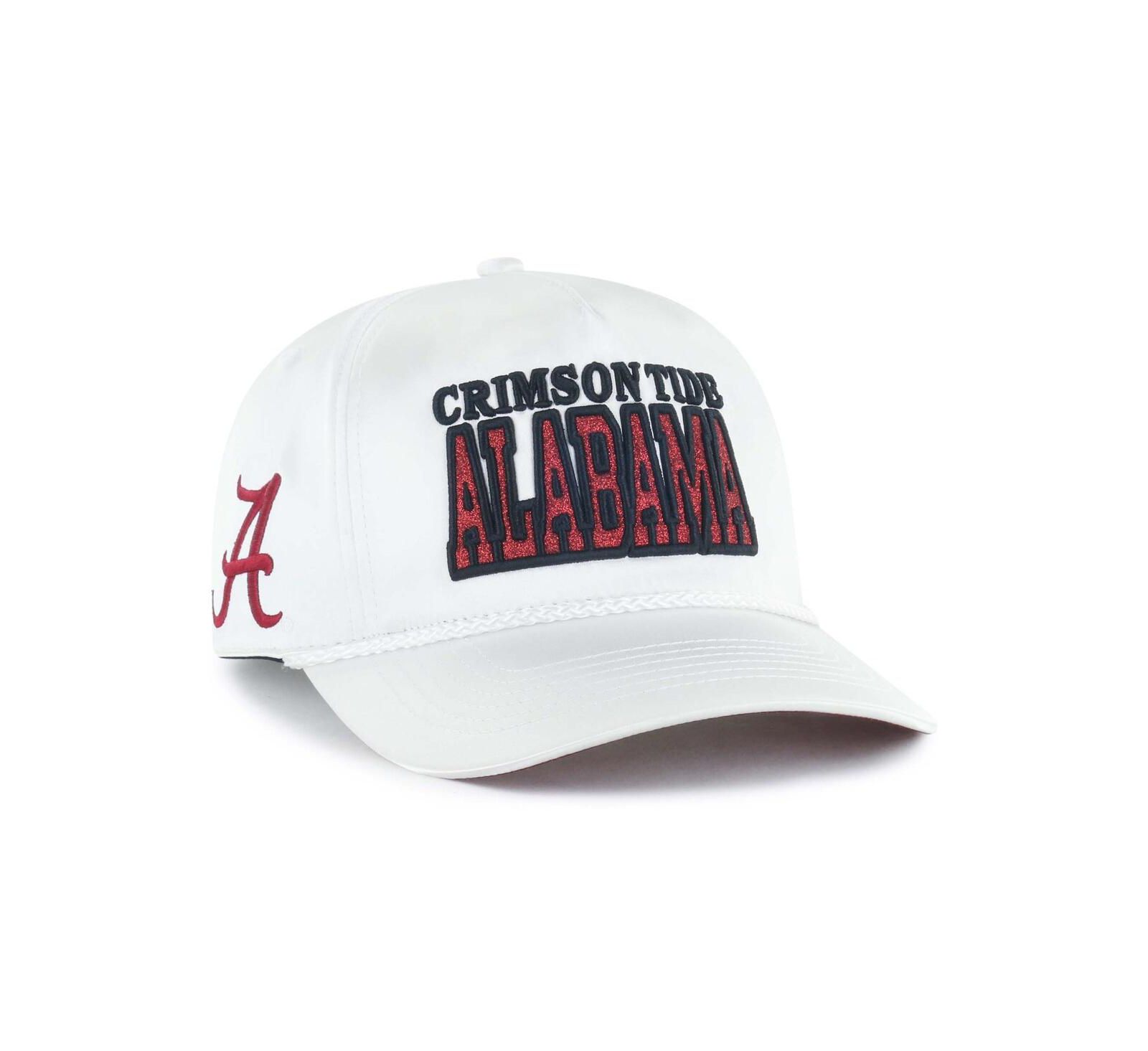 '47 Brand Женская белая кепка Alabama Crimson Tide Outspoken Hitch регулируемая