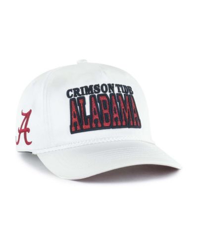 '47 Brand Женская белая кепка Alabama Crimson Tide Outspoken Hitch регулируемая
